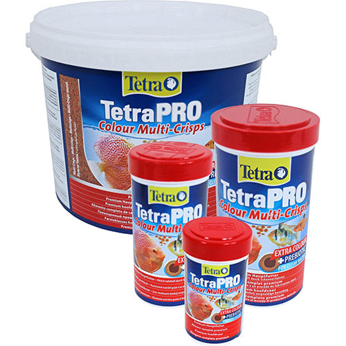 TetraPRO Colour Multi-Crisps – Fischfutter für extra leuchtende Farben – Erhältlich in 4 Größen
