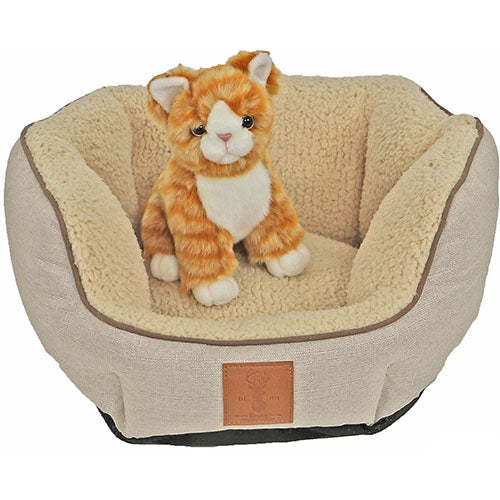 Boony ‘Est 1941’ Highland Sand - Honden of Katten Mand - 3 maten