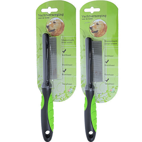 Vlooienkam korte of lange tanden