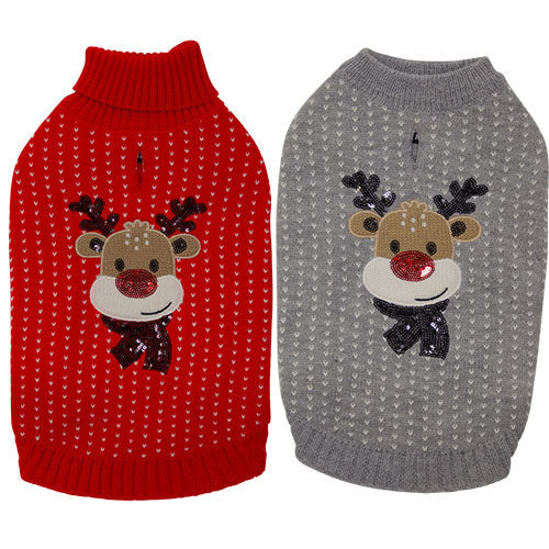 Jack and Vanilla 5th Avenue Dogwalk Kersttrui met Rendier in 2 kleuren en 5 maten