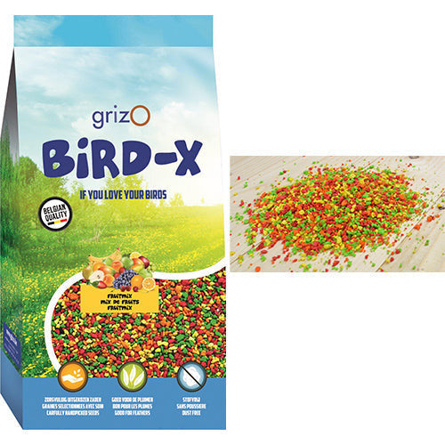 Opfokvoer fruit mix in zak 0,8 - 3,5 - 15 kg
