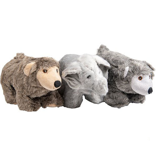 Jack And Vanilla - Speelgoed - Velveties Beer-grizzly-olifant - Assorti - 23cm