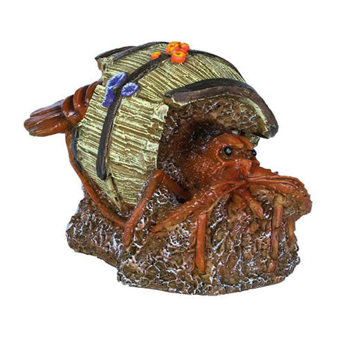 Superfish Deco Barrel Prawn Aquarium Ornament - 10x16x11 cm