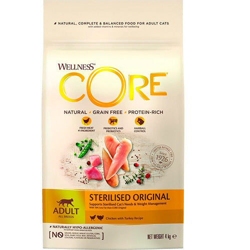 Wellness Core kattenvoer - droogvoer - Dry - verschillende smaken - 0,3 - 1,75 - 4 kg