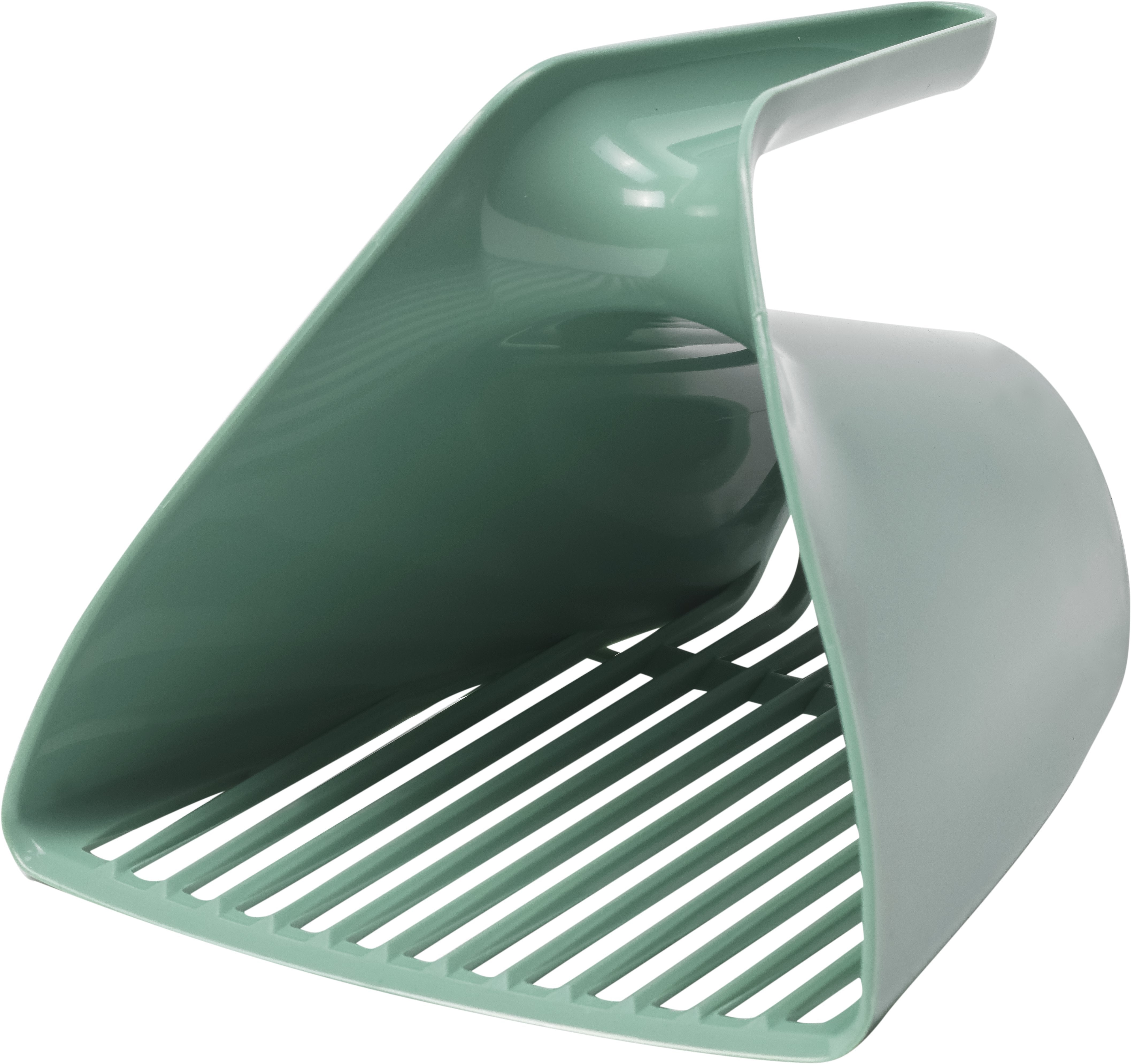 Moderna kattenbakschep scoop en sift mint green