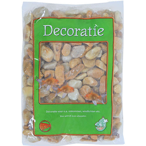 Boon Aqua Deco Glanskiezel - Giallo Sienna - 1 kg