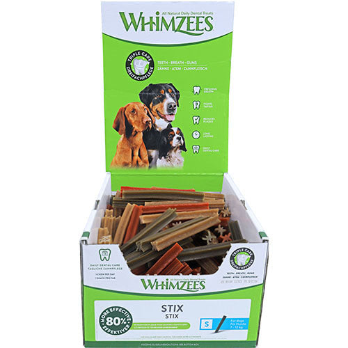 Whimzees vegane Kausticks assorti in displaydoos