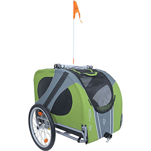 DoggyRide fietskar Novel 20 cabin only, groen/grijs (zonder trekstang)