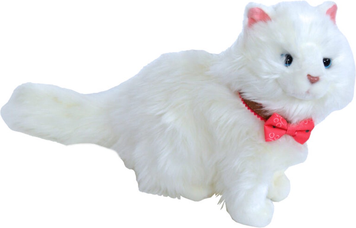 lief! Girls - kattenhalsband met strik - 45 cm - Roze