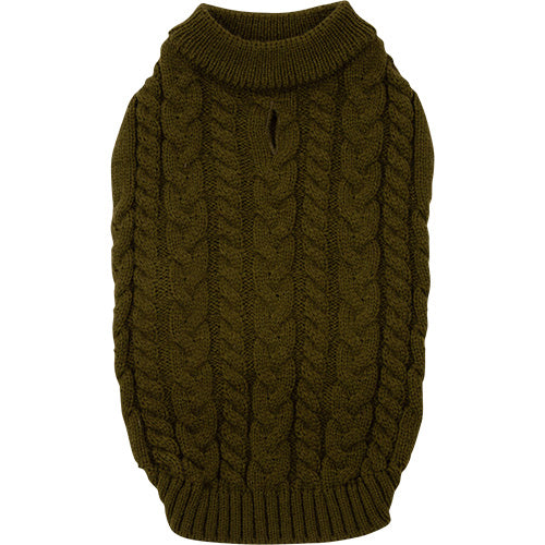 Jack and Vanilla 5th Avenue Dogwalk Hundepullover Khaki – Warmer, stylischer und bequemer Pullover für Hunde – Erhältlich in 6 Größen