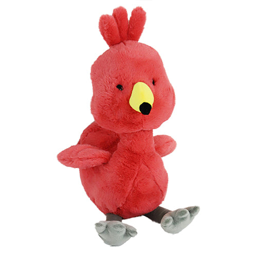 Boony hond speelgoed flamingo pluche roze met piep eco 50 cm