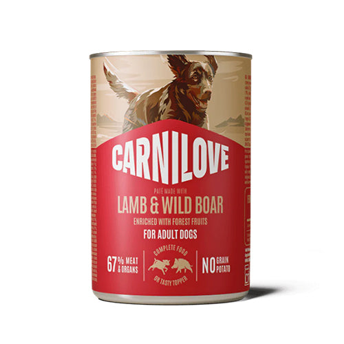 Carnilove natvoer lam en wild zwijn 400 gr - wild boar
