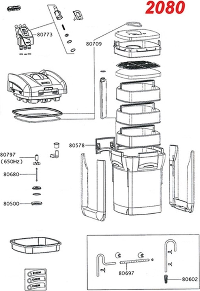 Eheim Dichtungsring für 2080/2180