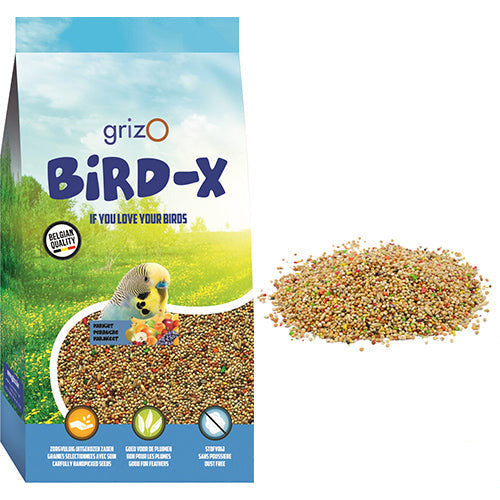 Bird-X Wellensittichfutter - Wellensittichmischung mit Früchten 1 - 5 - 20 kg
