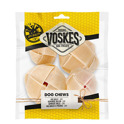 Voskes Gemengde Ballen Small - Medium 4 stuks