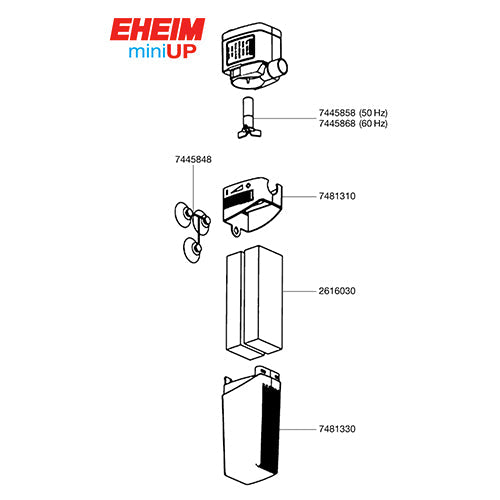 Eheim Binnenfilter Miniup 30 liter