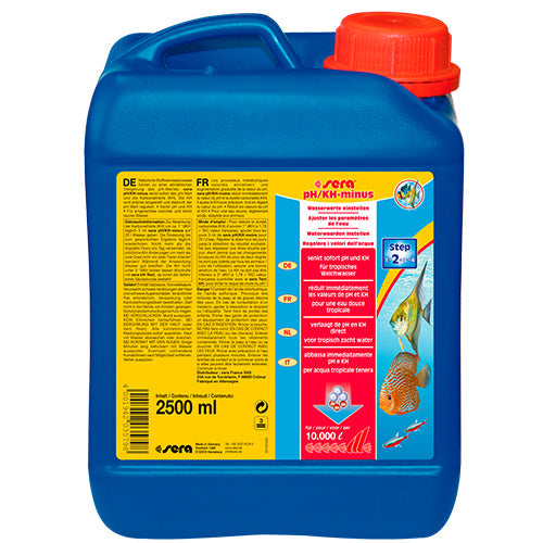 sera pH/KH-minus 100 - 250 - 500 - 2500 - 5000 ml