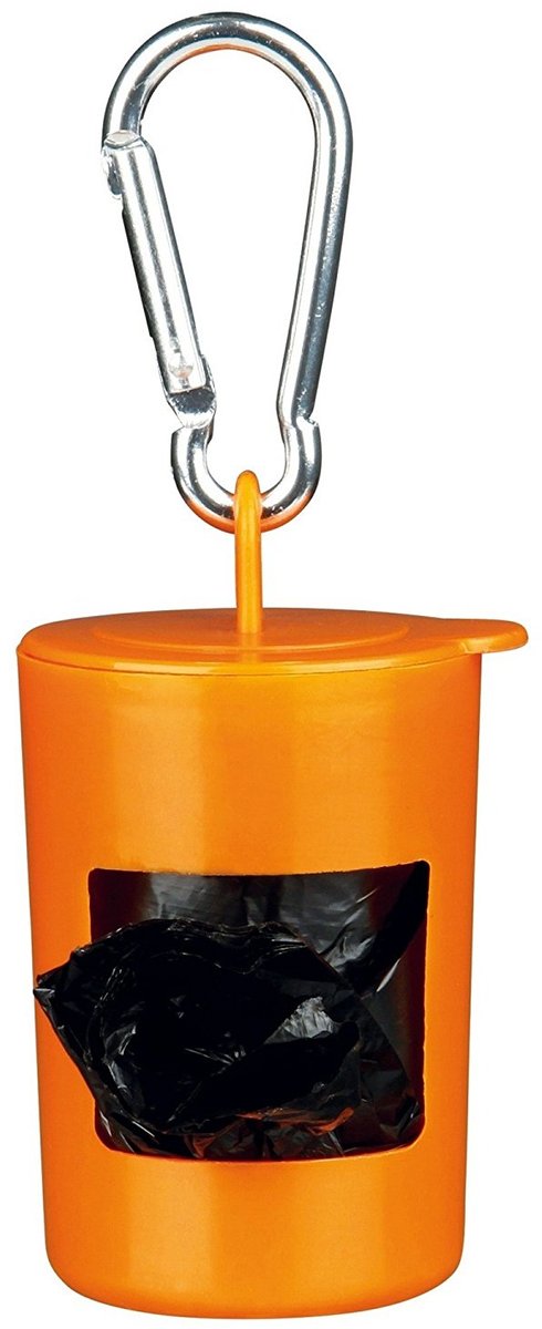 Trixie poepzakdispenser met 2x20 zakjes assorti
