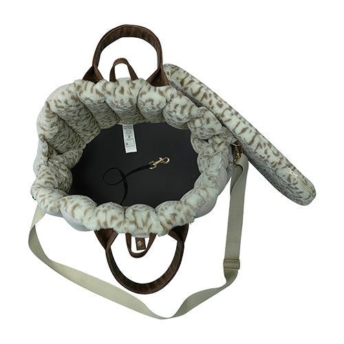 Animal Boulevard Sneeuwluipaard City Bag Diana Draagtas - Verkrijgbaar in 2 maten