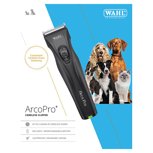 Wahl tondeuse arco pro zwart draadloos- 2 accu's