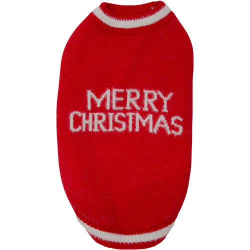 Jack and Vanilla 5th Avenue Dogwalk - Hondentrui Rood Merry Christmas - 5 maten