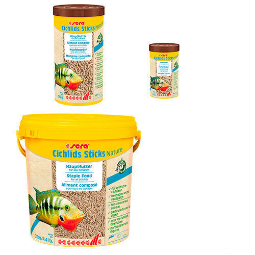 sera Cichlids Sticks Nature - 250 - 1000 ml - 2,5 kg