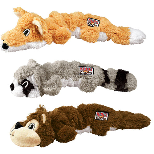 Kong hond Knots Scrunch eekhoorn S - L