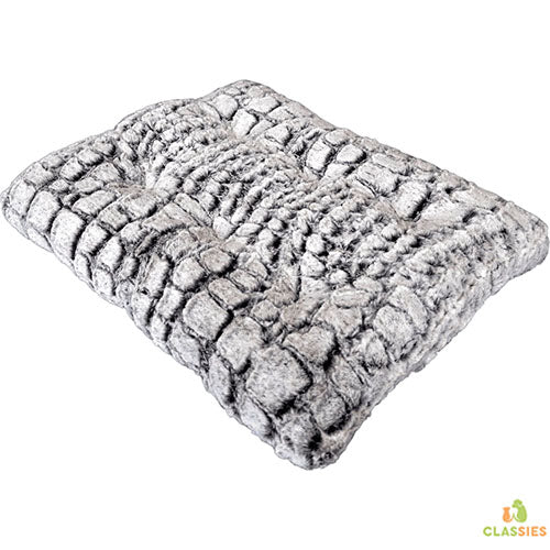 Jack and Vanilla snakeskin kussen grijs