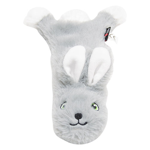 Jack and Vanilla Flatties Honden Knuffel - Knisperend Konijn - Verkrijgbaar in 3 maten