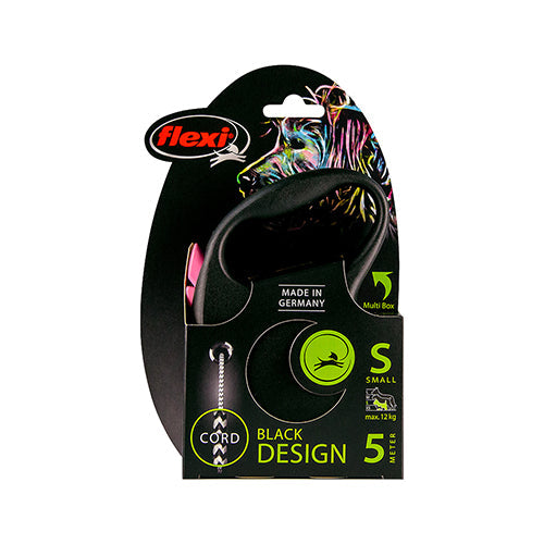 Flexi rollijn Black Design koord S - 5 meter