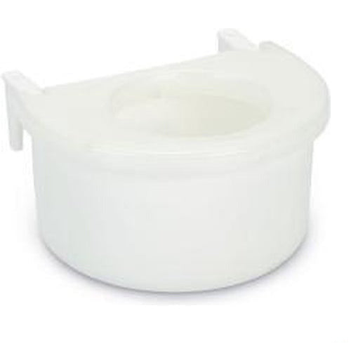 Beeztees Plastic Voerbakje/ Snoepbakje met Deksel – Wit – 7,5×5,5×4 cm