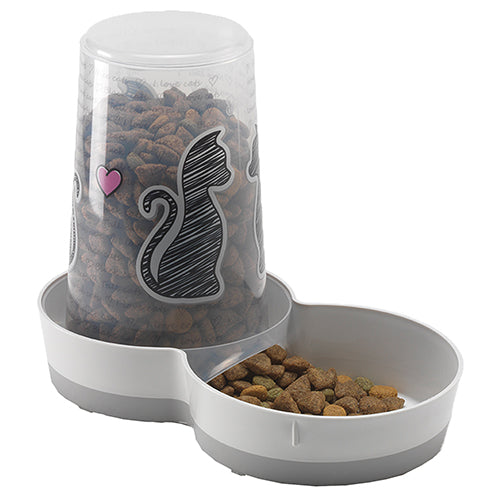 Moderna Cats in Love Trink-/Futtersilo - 1,5 Liter Fassungsvermögen