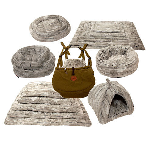 Jack and Vanilla  Kangoeroetas Tibet-42x42cm - buikdrager