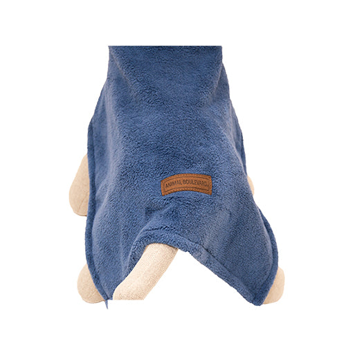 Animal Boulevard SPA Hondenbadjas Badcape Olifant Donkerblauw - Verkrijgbaar in 4 maten