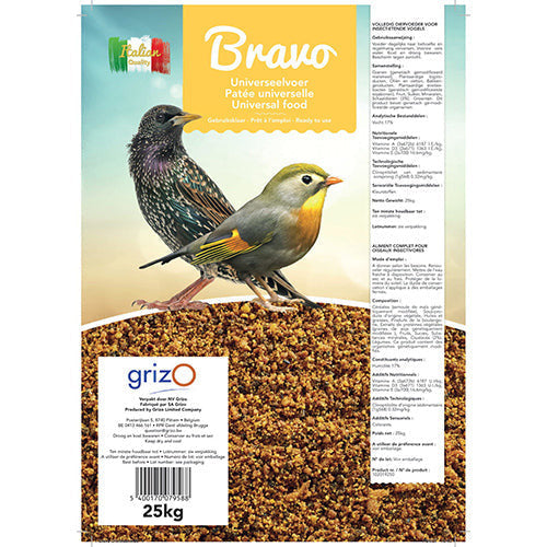 Opfokvoer Bravo universeel 5 - 25 kg