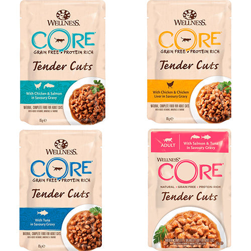 Wellness Core kattenvoeding - natvoer in zakje - 1 x 85 gram