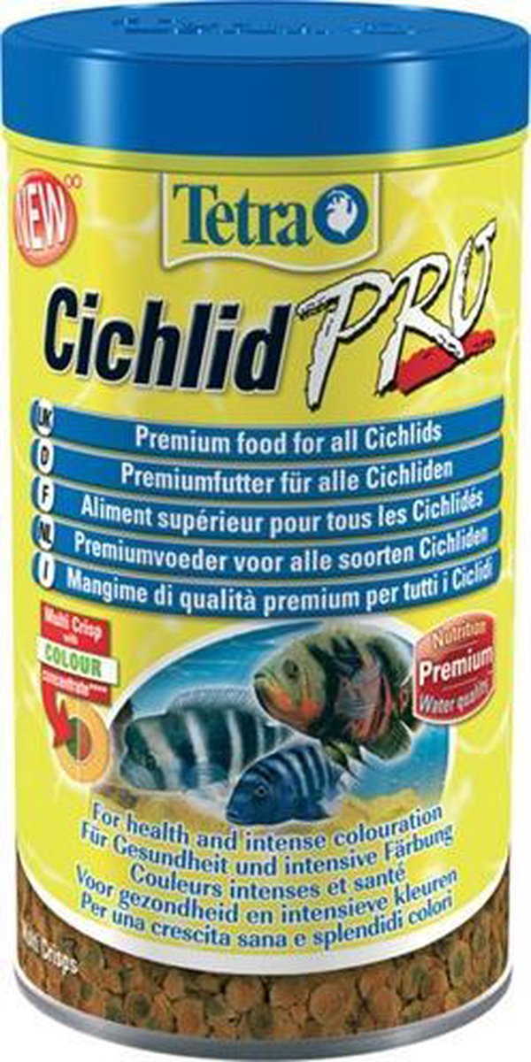 Tetra Visvoer - cichlid crips - 500ml